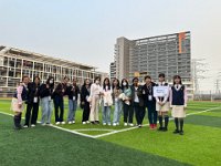 8.廣州南沙民心港人子弟學校 雖然僅僅相識了幾小時，但兩地學生熱情的心已燃起彼此間的友誼。